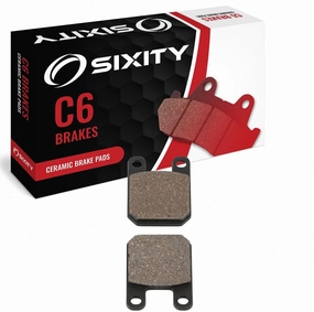 Sixity C6 Rear Ceramic Brake Pads compatible with CPI Enduro 50 2006-2008 Complete Set