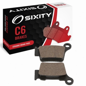 Sixity C6 Rear Ceramic Brake Pads compatible with Husqvarna TXC 250 Cross Country 45mm Marzocchi forks 60mm Caliper Mount Centers 2012 Complete Set