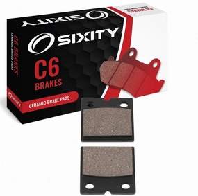 Sixity C6 Rear Ceramic Brake Pads compatible with Laverda Jota 1000 1976 Complete Set