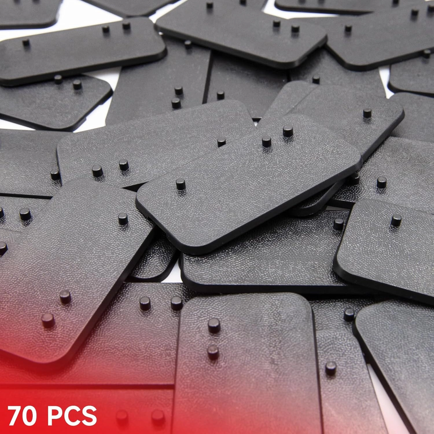SIXPOINTS 70 Pieces Action Figure Display Holder Base Compatible with 6 inch Star Wars Black Series Figure Toy,Multi-PEG Doll Model Support Stand Accessories