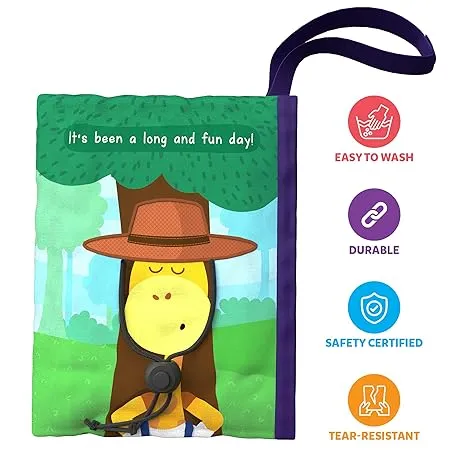 Skillmatics Quiet Book - Sensory Activity Book With 11 Interactive Daily Activities For Kids
