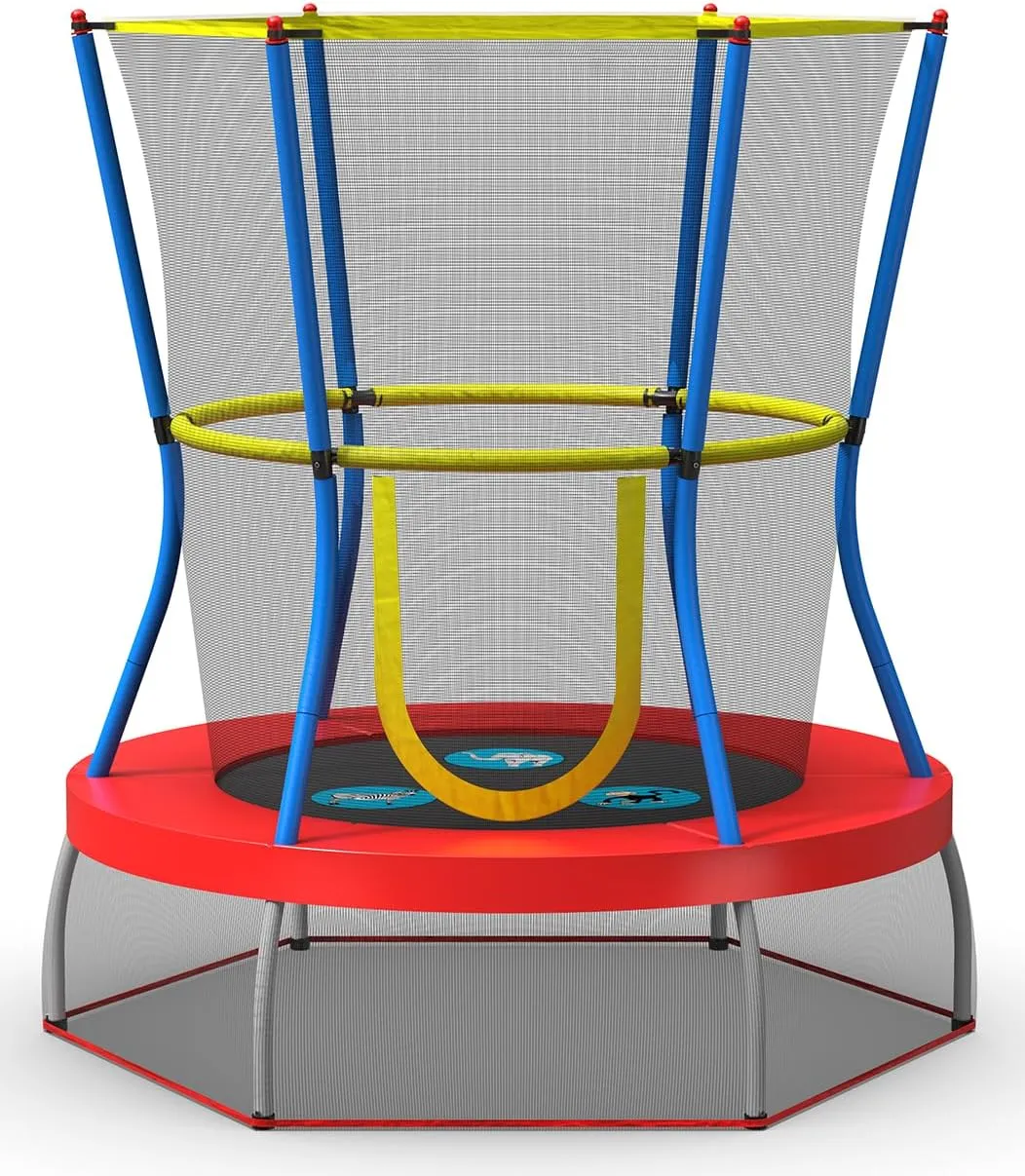 Skywalker Trampolines Mini Trampoline with Enclosure Net