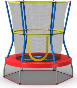 Skywalker Trampolines Mini Trampoline with Enclosure Net