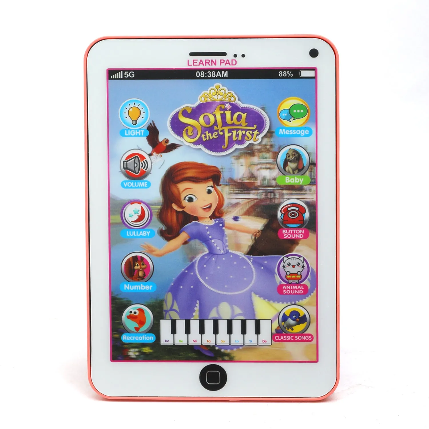 Smart & Interactive Learning Pad With Light & Sound Toy