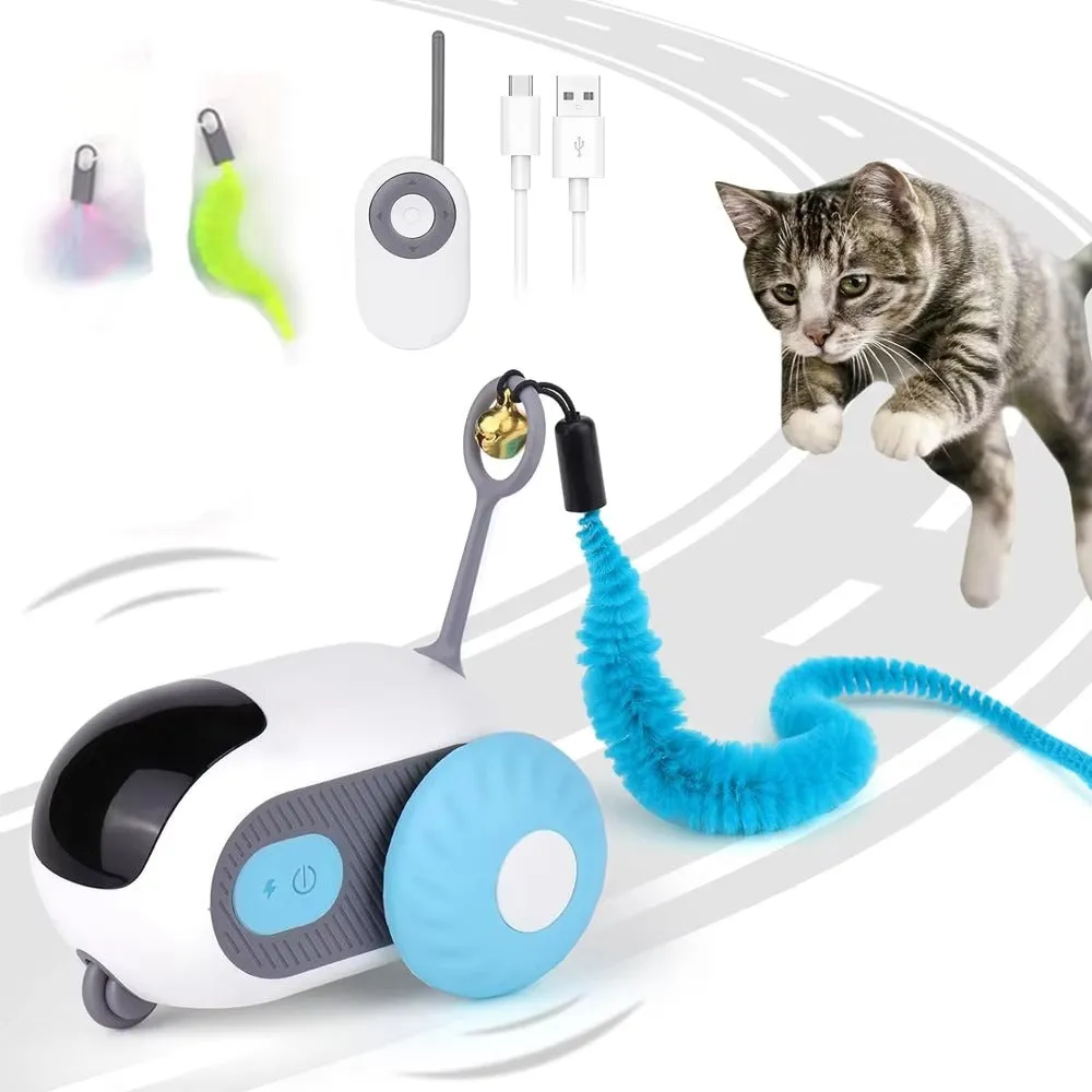 Smart Rolling Cat Toy Car
