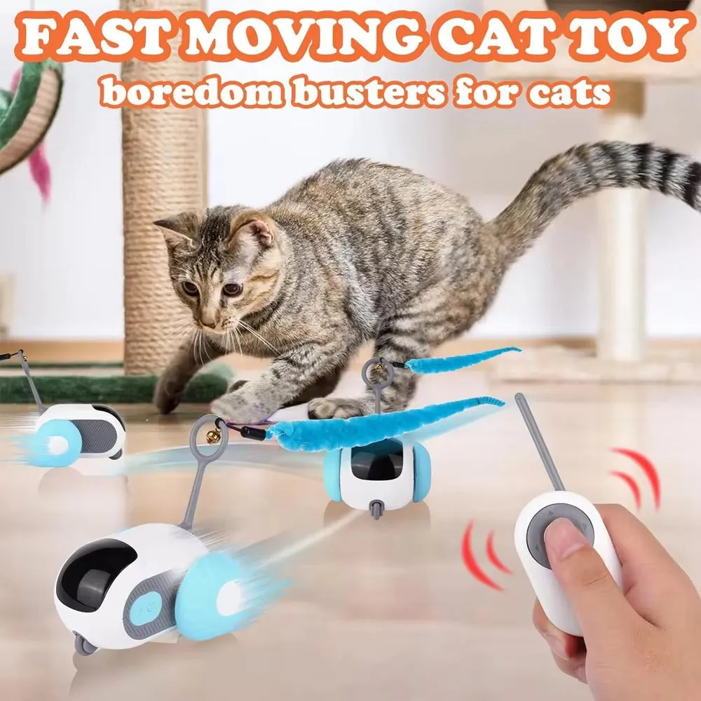 Smart Rolling Cat Toy Car