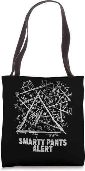 Smarty pants alert, genius, science, nerd Tote Bag