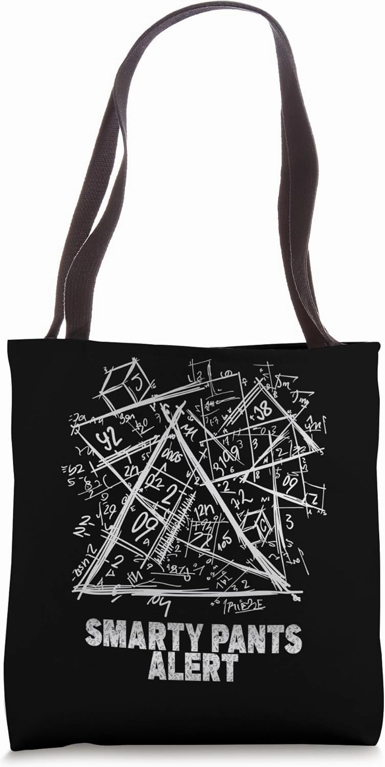 Smarty pants alert, genius, science, nerd Tote Bag