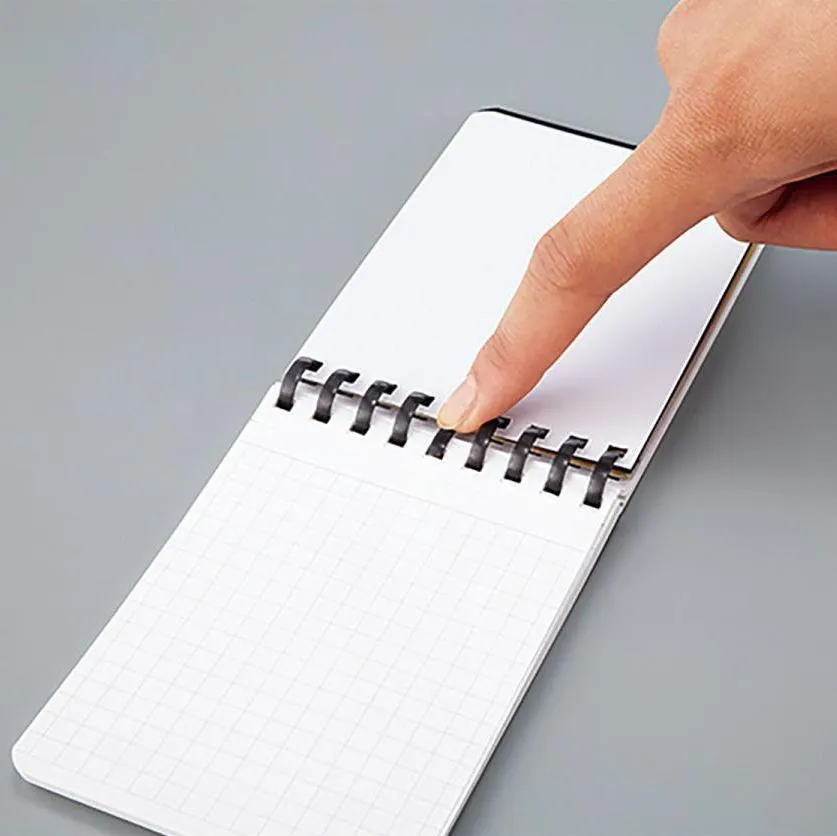 Soft Ring A7 Grid Memo Pad