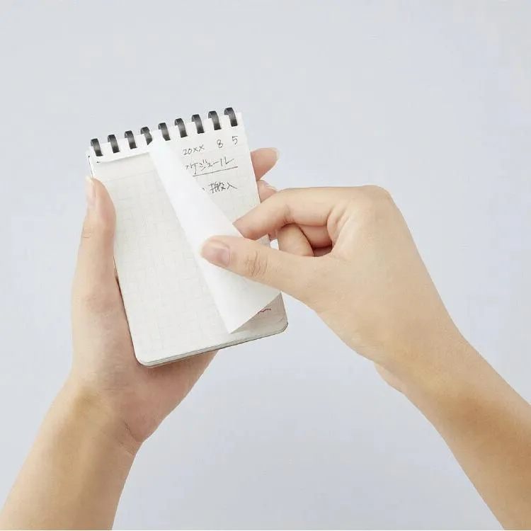 Soft Ring A7 Grid Memo Pad