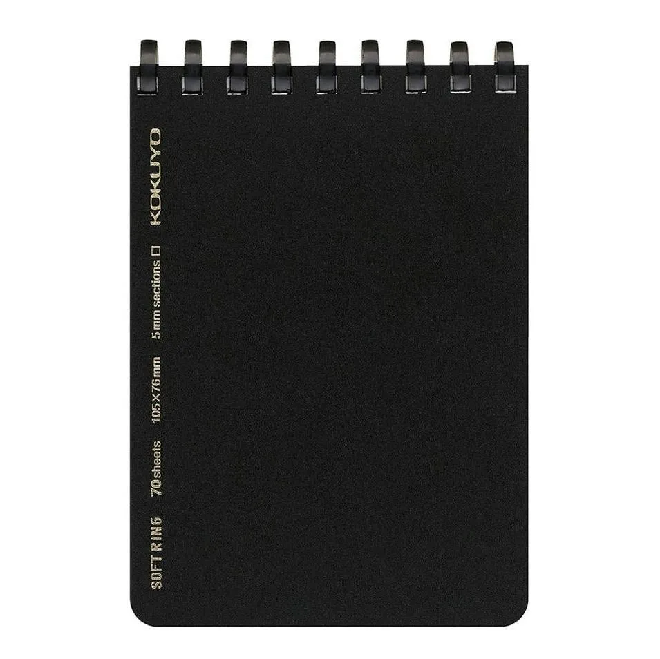 Soft Ring A7 Grid Memo Pad