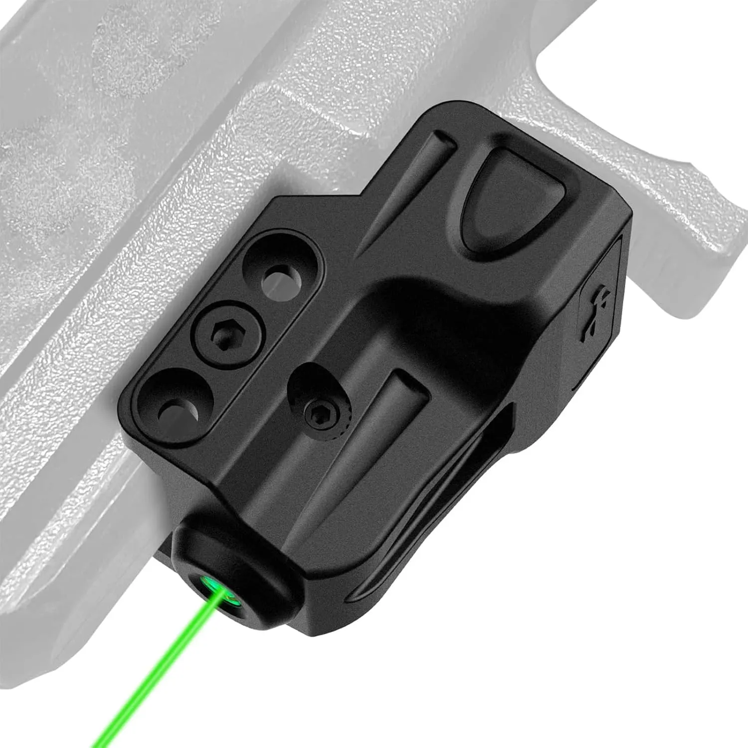 SOLOFISH Picatinny/MLOK Mounted Green/Red/Blue Laser Sight, Magnetic Rechargeable, (Laser Output is <5mW, Class IIIA)