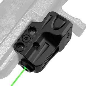 SOLOFISH Picatinny/MLOK Mounted Green/Red/Blue Laser Sight, Magnetic Rechargeable, (Laser Output is <5mW, Class IIIA)