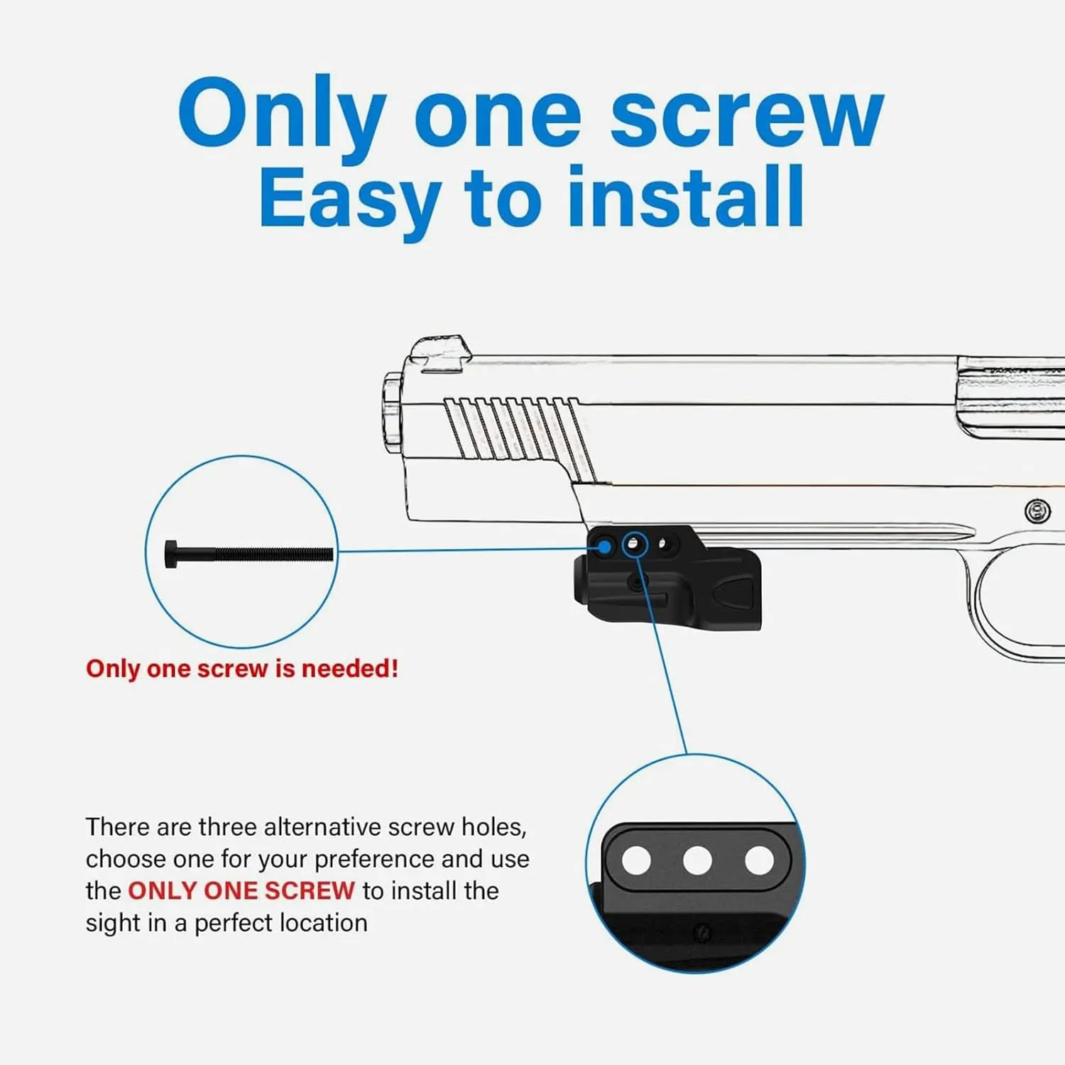 SOLOFISH Picatinny/MLOK Mounted Green/Red/Blue Laser Sight, Magnetic Rechargeable, (Laser Output is <5mW, Class IIIA)