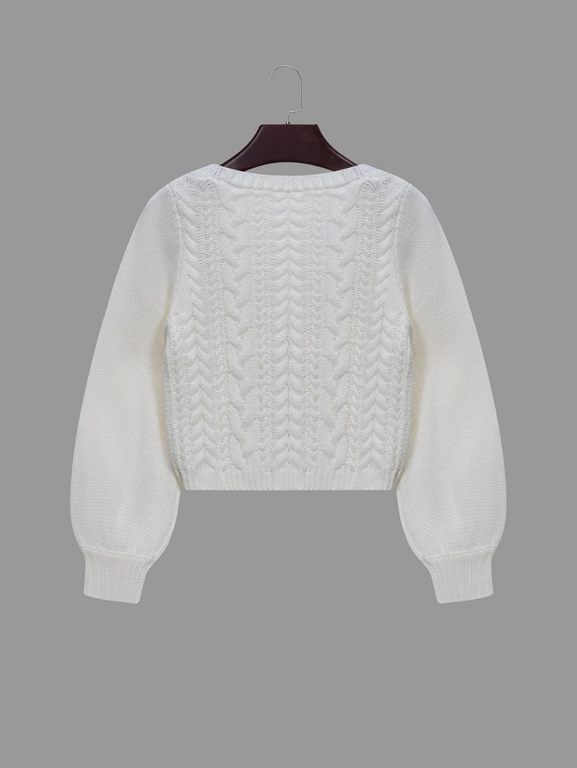 SOLY HUX Women's Tie Front Cardigan Sweaters Long Sleeve Bow Sweater Fall Winter Trendy Outerwear Tops