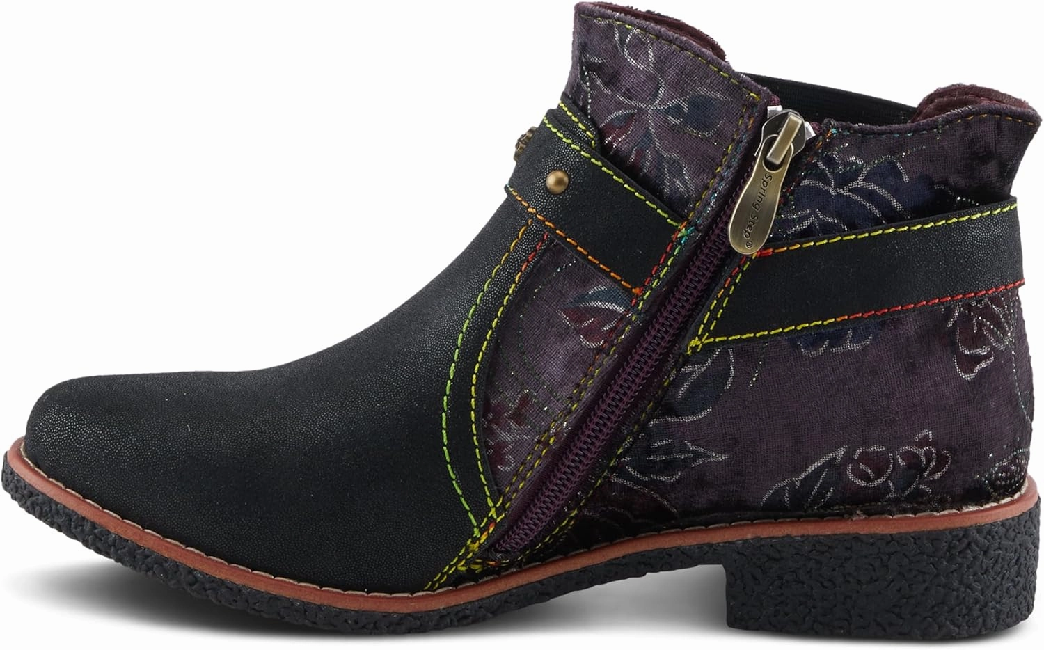 Spring Step L'Artiste Airies Women's Chelsea Boot - Edgy Studs, Ornate Embellishments, Show-Stopping Style