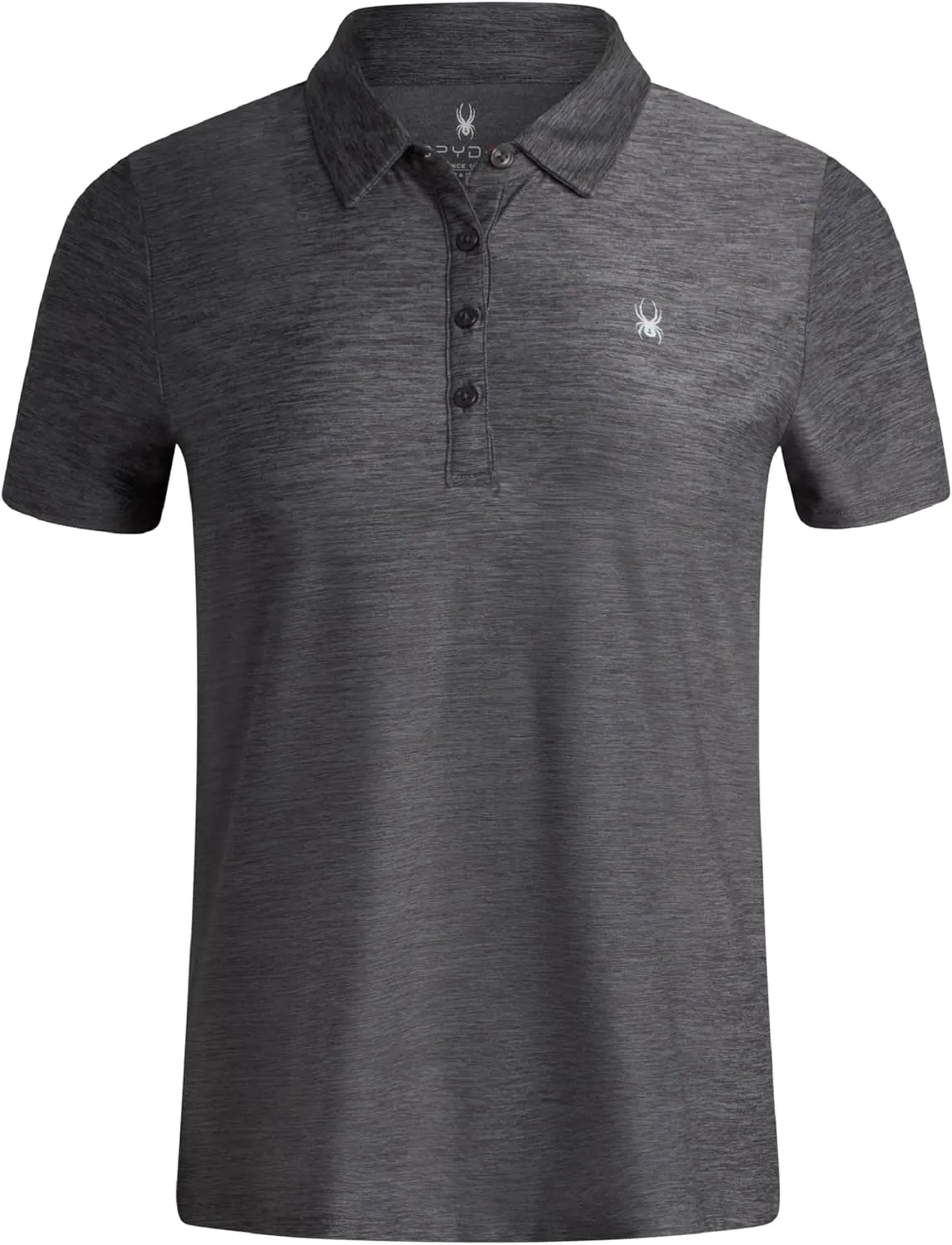 Spyder Womens Golf Shirt - Lightweight Moisture Wicking 4-Button Polo Shirts for Women with UPF 30  Sun Protection for Sports