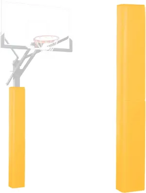 Square Pole Padding Basketball Pole Pads Deluxe Weatherproof Goal Padding Pole 2''/ 4'' Thick Basketball Hoop Pad Durable for Protection(Fit 4'' to 6'' Pole-6 Feet Tall)