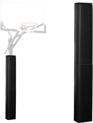 Square Pole Padding Basketball Pole Pads Heavy Duty Square Pads Outdoor Fits 4"x4", 5"x5", 6"x6",6"x8", 8"x8" Poles Waterproof UV-Resistant Durable Protection Pads