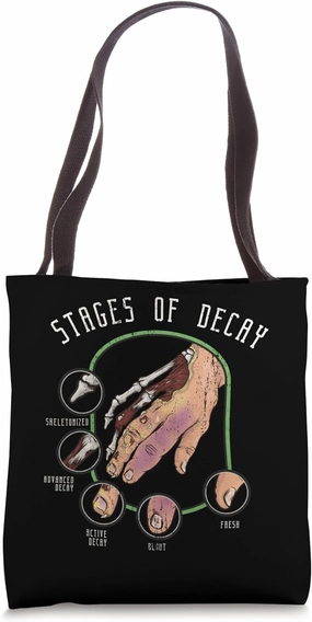 Stages of Decay Crime Scene Investigator Forensic Science Tote Bag