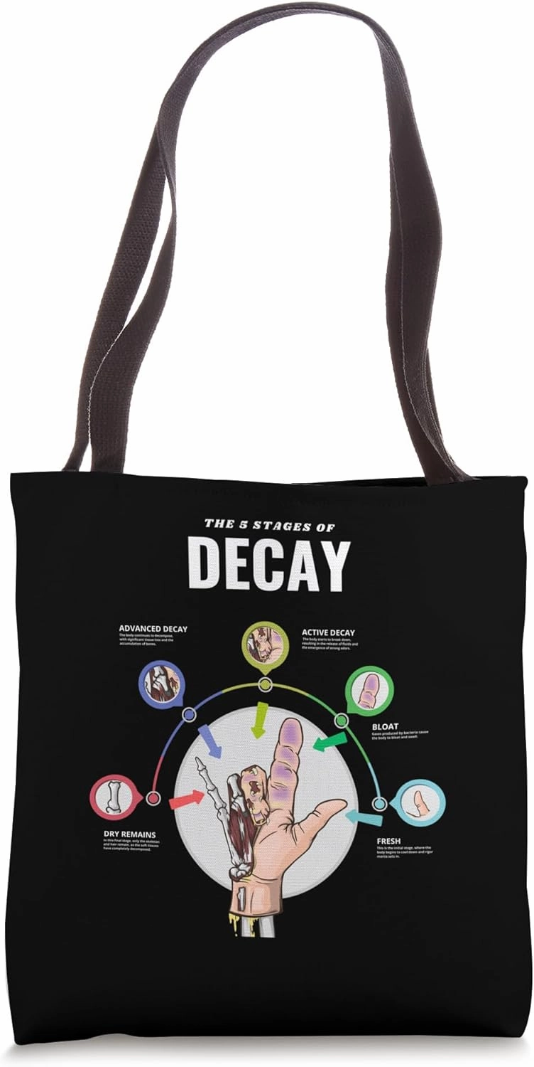 Stages of Decay Forensic Science - Medical examiner Tote Bag