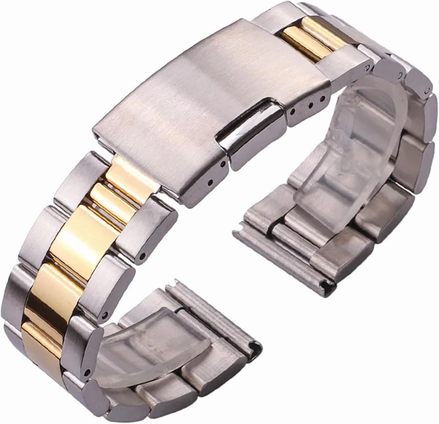 Stainless Steel Strap Metal Replacement Watchbands 18mm 20mm 22mm 24mm Men Woman Universal Quick Change Bracelet