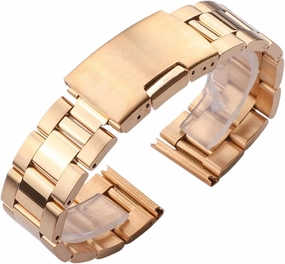 Stainless Steel Strap Metal Replacement Watchbands 18mm 20mm 22mm 24mm Men Woman Universal Quick Change Bracelet