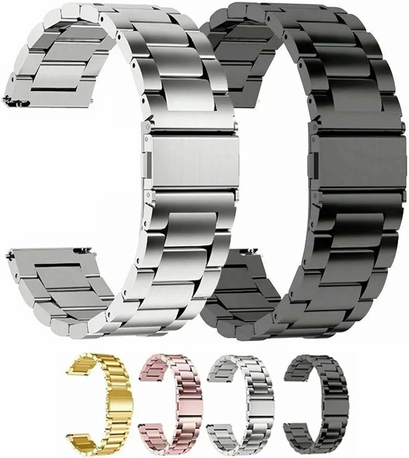Stainless Steel Watch Band 18mm 20mm 22mm Watch Strap Men Woman Universal Quick Change Bracelet