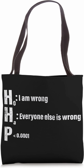 Statistics Data Science Funny Scientist Computer Graphic Tote Bag