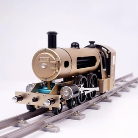 Steam Locomotive Train Assembly Engine Full Metal Kit Gift Collection