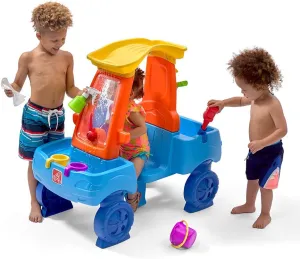 Step2 Car Wash Splash Center, Kids Water Table & Pretend Play Car, Activity Sensory Playset, Summer Outdoor Toys, 13 Piece Water Toy Accessories, For Toddlers 3  Years Old