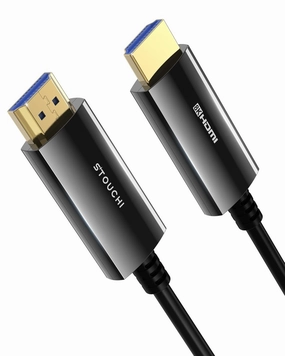 Stouchi 8K HDMI Fiber Optic Cable 30ft, 48Gbps Ultra High Speed HDMI® Cable, CL3 Rated, 10K 8K60Hz 4K120Hz 2K144Hz Dynamic HDR HDCP 2.2 & 2.3 eARC Compatible for PS5, Xbox Series X, Apple TV 4K