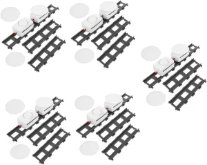 SUPVOX 4sets Electric Sushi Rotary Machine Boys and Girls Creative Rotating Toy Train Electric Rotation Feature Safe Materials for Household Fun and Imaginative Play