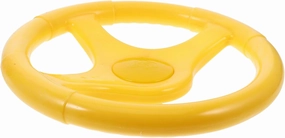 Swing Car Steering Wheel Replacement Yellow Plastic Playground for Compatible with Bumper Cars and Easy Setup for Outdoor Playroom and Garden Fun