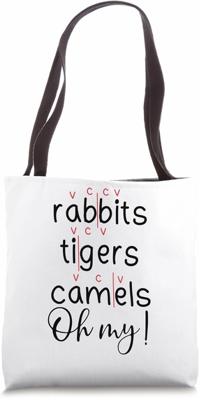 Syllable Division Science of Reading Specialist Elementary Tote Bag