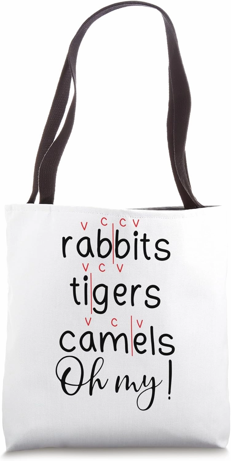 Syllable Division Science of Reading Specialist Elementary Tote Bag