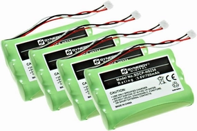 Synergy Digital Cordless Phone Batteries, Compatible with ELMEG 84743411, AH-AAA600F, P11, T016 Cordless Phone Batteries (Ni-MH, 3.6V, 700mAh), Set of 4