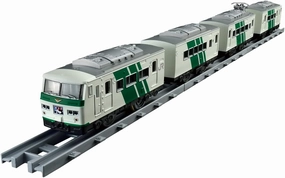 Takara Tomy Plarail Real Class 185 Series Express Train (Dancer/Green Stripe) [Japan Toy Award 2023 High Target Toy Category Excellence Award] for Men