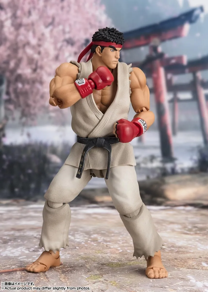 TAMASHII NATIONS - Street Fighter - Ryu - Outfit 2 (Classic Outfit), Bandai Spirits S.H.Figuarts Action Figure