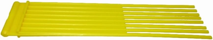 TC-Motor Sweeper Brushes Bristles for Hayter Powered Sweepers Lawn Tractors Mowers Westwood S1300M S1400 S1600H S1600M T1600H Countax C30H C50 C60 C80 C300 C400 C500 C600 C800 K15 K18 (60, Yellow)