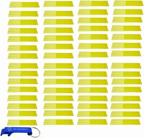TC-Motor Sweeper Brushes Bristles for Hayter Powered Sweepers Lawn Tractors Mowers Westwood S1300M S1400 S1600H S1600M T1600H Countax C30H C50 C60 C80 C300 C400 C500 C600 C800 K15 K18 (60, Yellow)