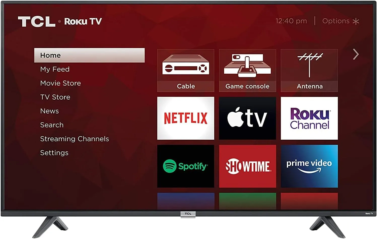 TCL 55" Class 4-Series 4K UHD HDR Smart Roku TV – 55S435, 2021 Model