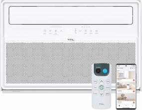 TCL 12,000 BTU Q-Series Smart Inverter Window AC with Heat Pump, Ultra-Quiet, up to 67% Energy Saving, 115V, Works with Alexa/Google Assistant/Apple Homekit/Matter, Cools up to 550 Sq. Ft.