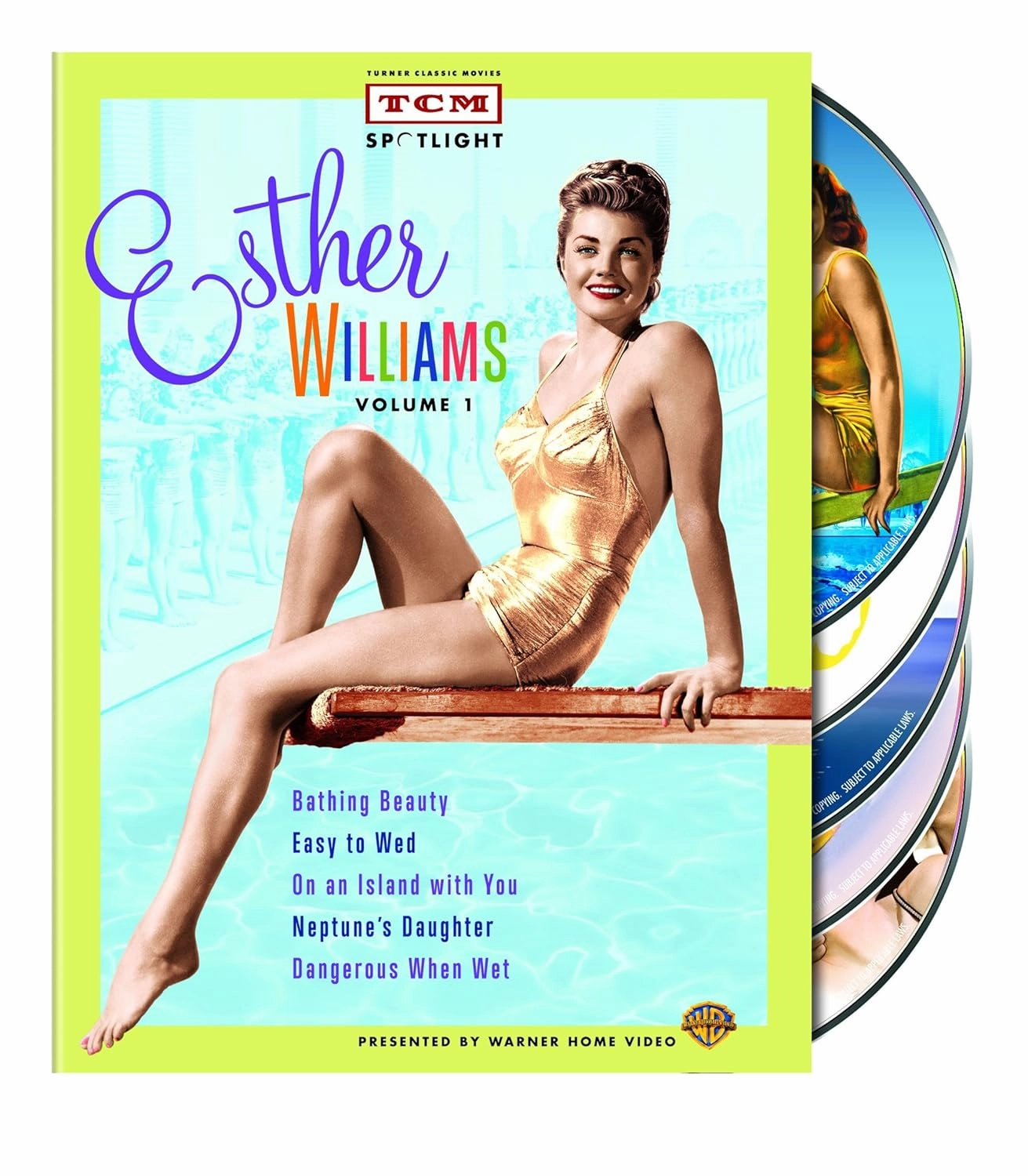 TCM Spotlight: Esther Williams - Volume 1: (Bathing Beauty / Easy to Wed / On an Island with You / Neptune's Daughter / Dangerous When Wet)