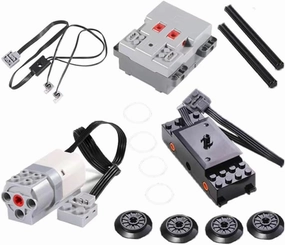 Technik Power Functions Set, Technic Rollercoaster Train Motor PF Motor Battery Box Accessory Set