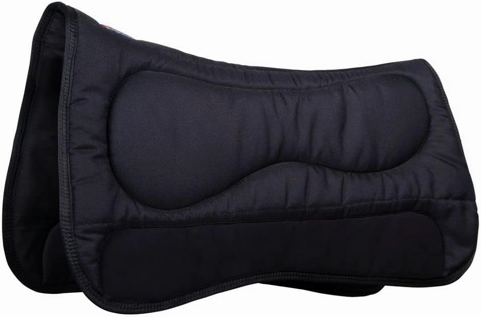 Tekno-Dri Contoured Support Horse Saddle Pad | Enhanced Horse Comfort | Prevents Wither Rubs | Ensures Even Pressure | Promotes Cooling | Extra Support Padding