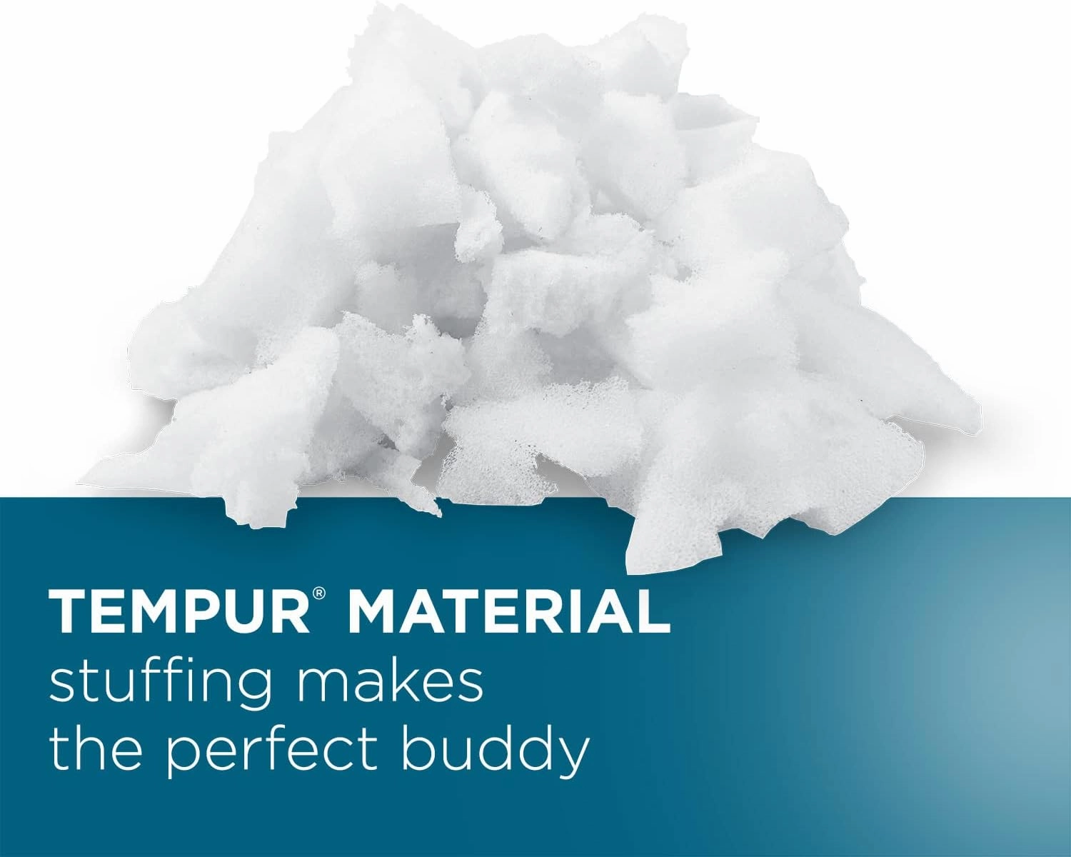Tempur-Pedic TEMPUR-Plush Puppy Stuffed Animal, White 16 inches