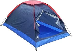 Tent TentCamping Backpacking Tent 2-Man Lightweight Tent Waterproof Double Layer Dome Tent Camping Hiking Tent Color : Blue