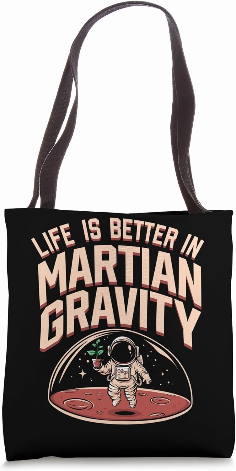 Terraforming Mars Space Exploration Mars Colonization Tote Bag