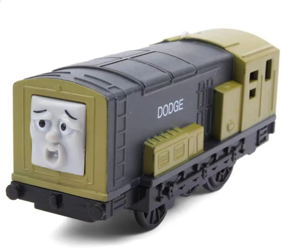 Th-omas and Friends Train Plastic Electric Master Battery Powered Toy Set Kids Boys Girls (DOD-ge Train Set)